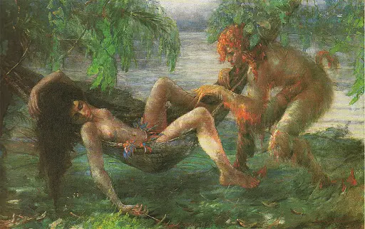 Curupira — illustration