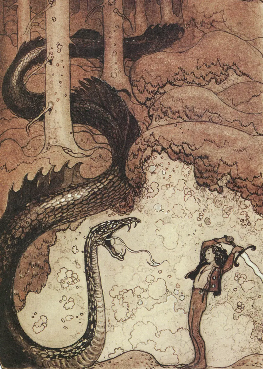 Lindworm — illustration