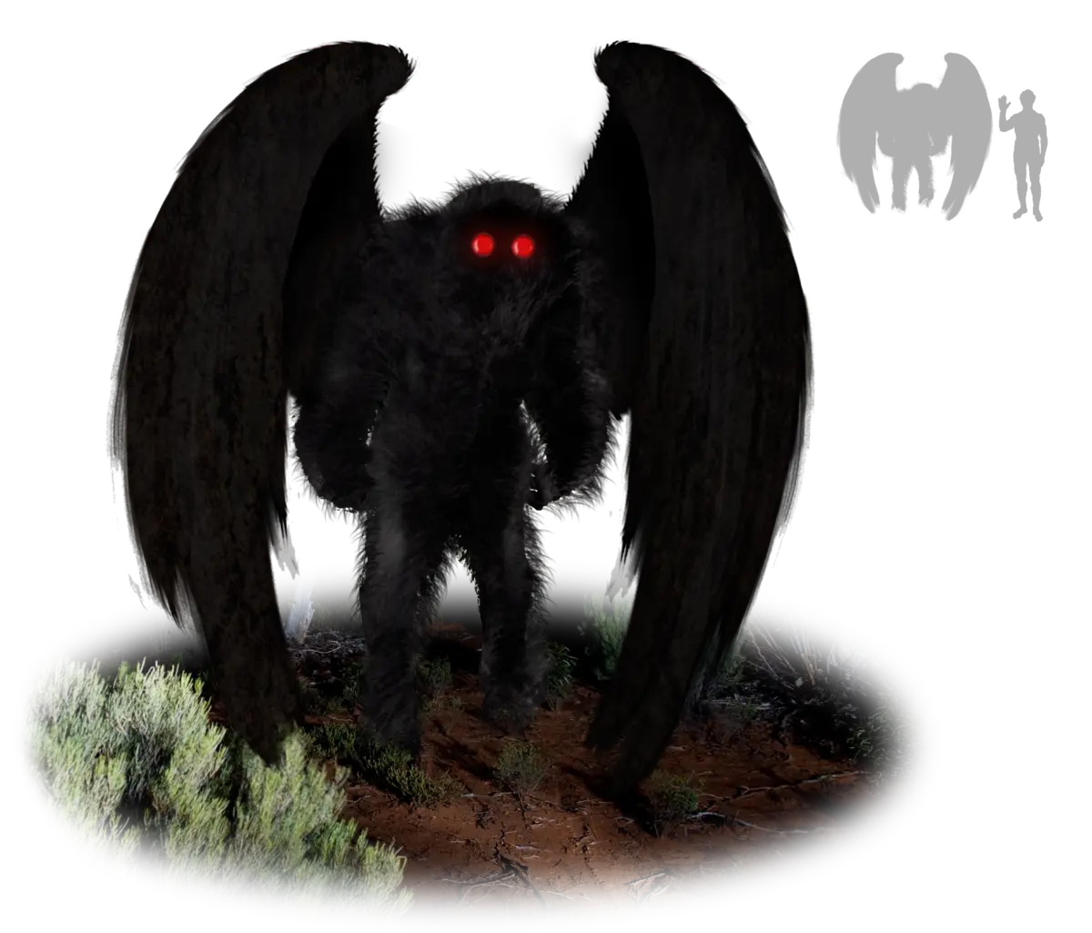 Mothman — illustration