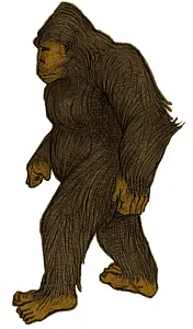 Yeti (Abominable Snowman) — illustration