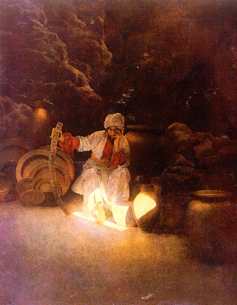 Ali Baba and the Forty Thieves, Unnamed town in Persia (Galland, 1717) · recorded in Paris, 1709, Iraq