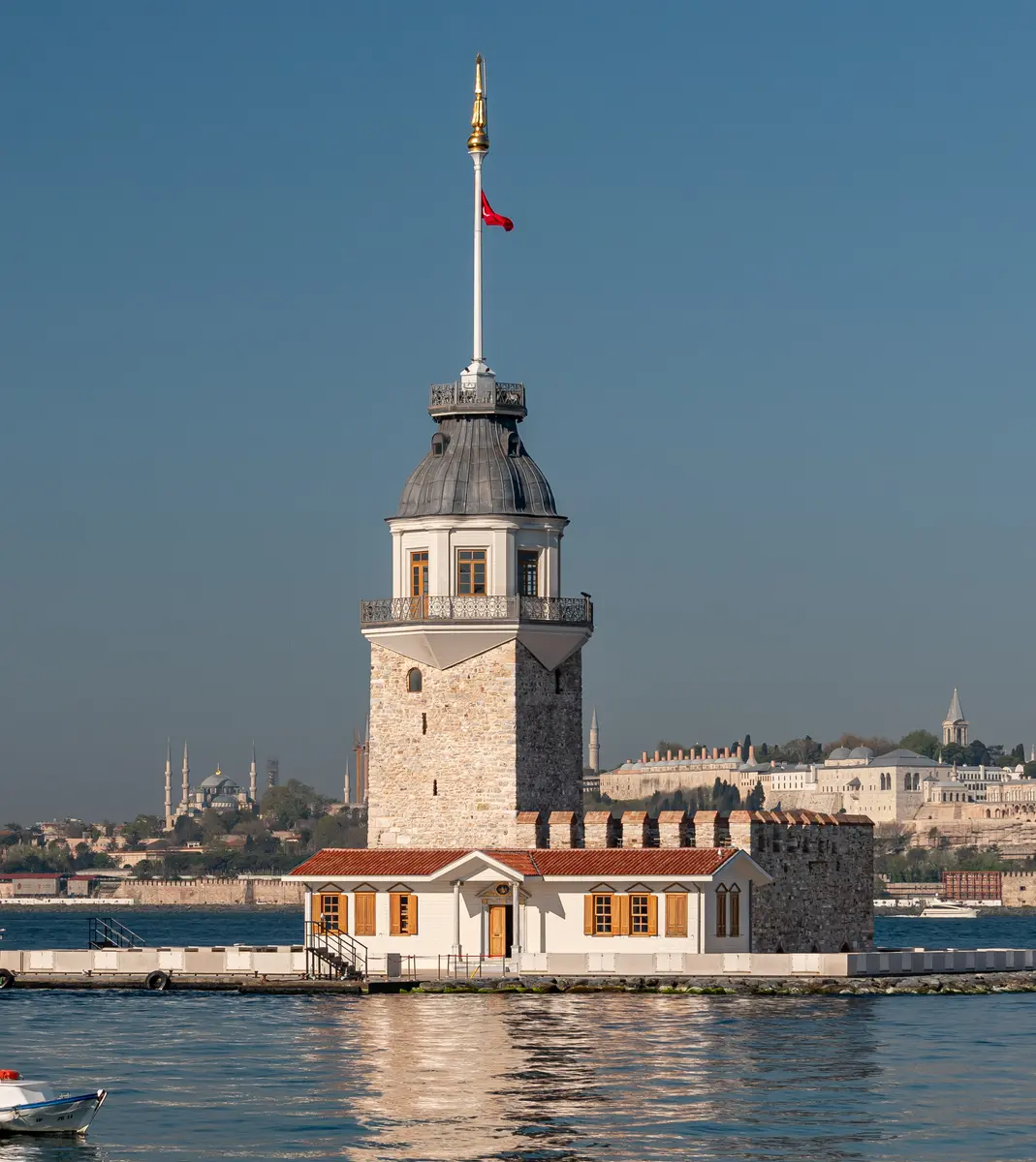 The Maiden's Tower of Istanbul (Kız Kulesi), Üsküdar, Istanbul, Turkey