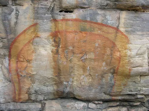 The Rainbow Serpent, Ubirr, Kakadu National Park (Northern Territory), Australia