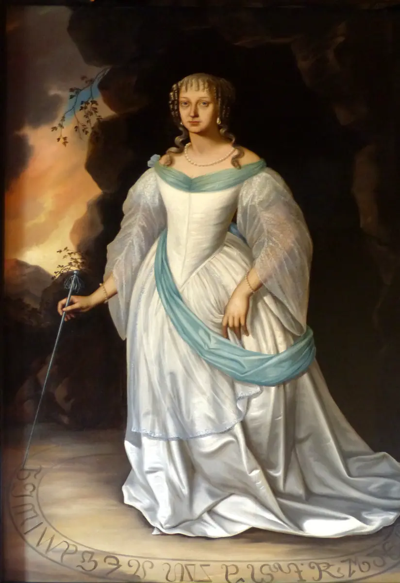 The White Lady of Rožmberk, Castillo de Český Krumlov, Bohemia del Sur, Czech Republic