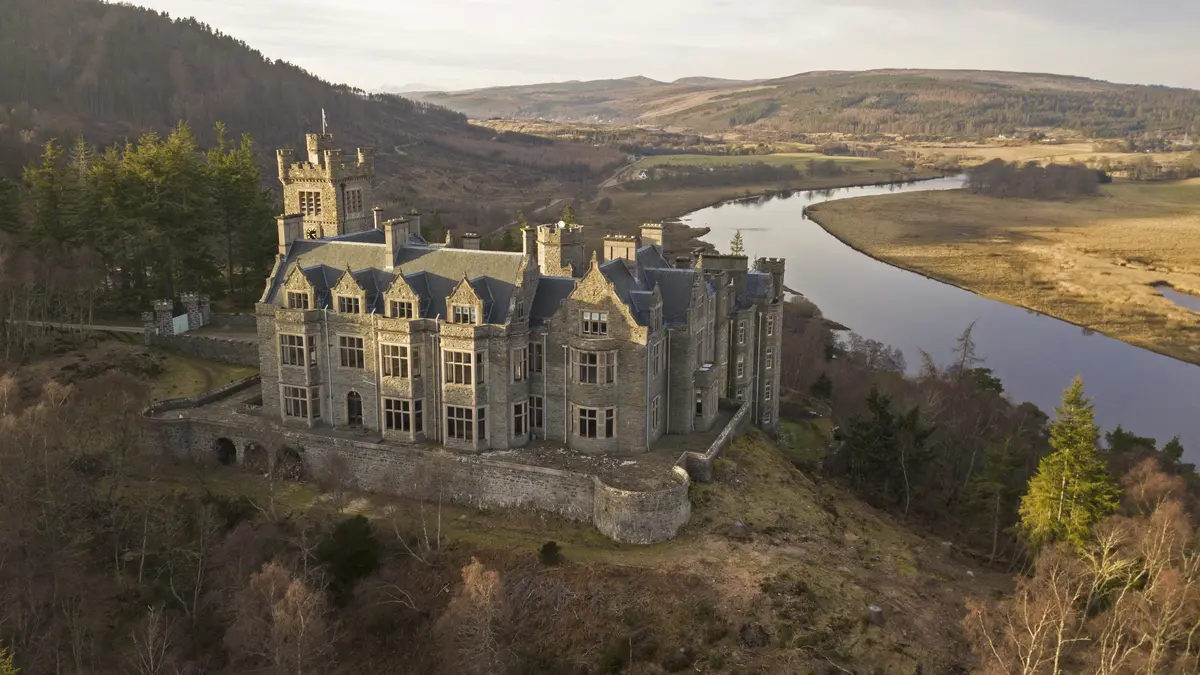 Carbisdale Castle, Highland, Scotland, United Kingdom