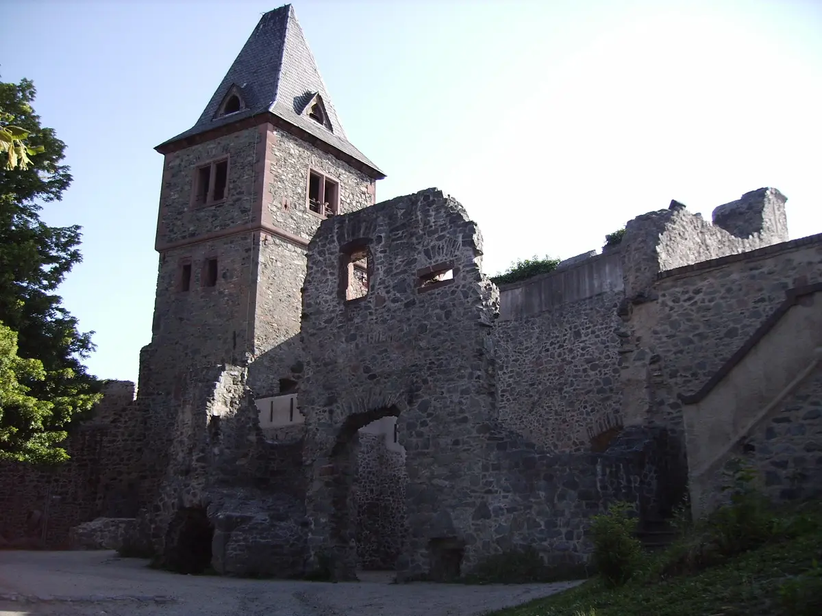 Frankenstein Castle, Hesse (Odenwald, cerca de Darmstadt), Germany