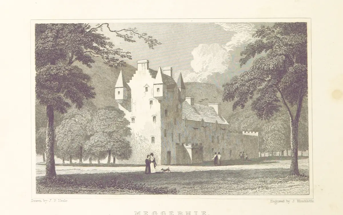 Meggernie Castle, Perth and Kinross, Scotland, United Kingdom